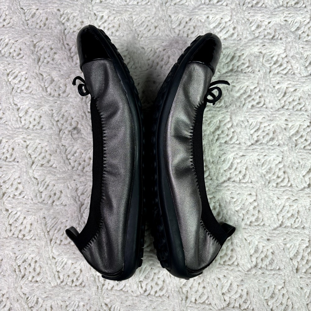 GEOX Ballet Flats NWOT Italian Patent Leather Shoes Women's 35 EU Fits US 6 - Picture 8 of 11
